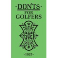 Don'ts for Golfers